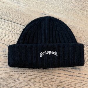 Godspeed Black Ribbed Beanie